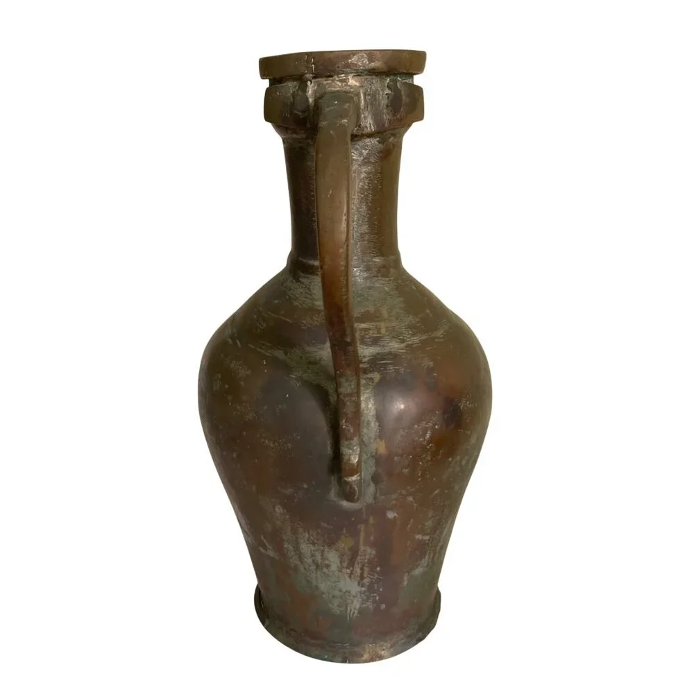 Aged Hand Forged Metal Pitcher Primitive Rustic Antique Decor - Picture 3 of 8